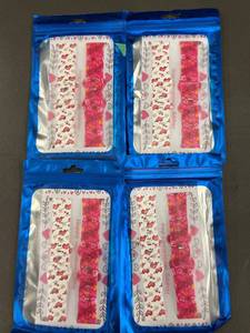 lot 131 image: Set of 4 Valentines Day Themed Watch Bands