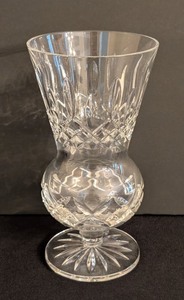 lot 24 image: K - Waterford Crystal Lismore Thistle Vase
