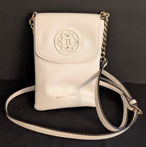 lot 125 image: LR - Nanette Lepore Embossed Phone Daphney Leather Crossbody