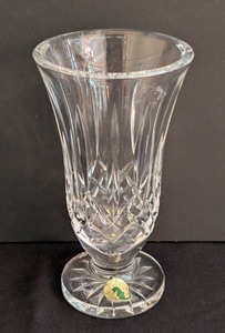 lot 132 image: LR - Waterford Crystal Lismore Vase - Ireland