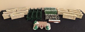 lot 271 image: Dickens Village Fences & Bridge - Assorted Miniatures