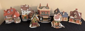 lot 273 image: Department 56 Dickens Village - 7 Houses (Lot of 7)