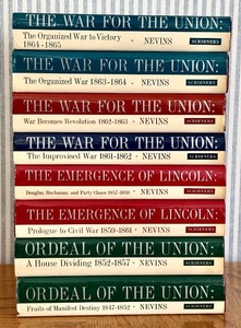 lot 42H image: Scribners The War for the Union - Emergence of Lincoln - Ordeal of the Union (8-Volume Set)