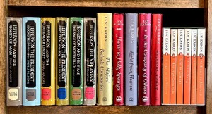 lot 47H image: Jan Karon Mitford Series & Dumas Malone Jefferson Biography Hardcover Books