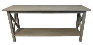lot 90H image: MBR - Horizon Gray Wooden Bench
