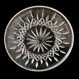 lot 160H image: SR - Waterford Lismore Crystal Cake Serving Platter