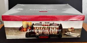 lot 198H image: DR - Dept 56 Kensington Palace - Dickens Village Home for the Holidays