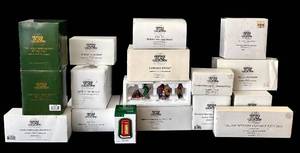 lot 200H image: SR - Department 56 Heritage Village Collection - 17 Hand-Painted Village Accessories (Lot of 17)