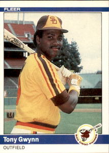 1984 Fleer - Tony Gwynn #301 2nd Year Card