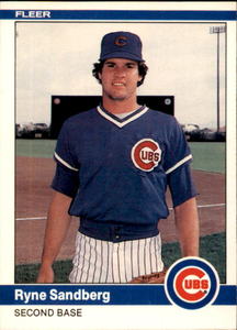 1984 Fleer - Ryne Sandberg #504 2nd Year Card