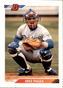 1992 Bowman Mike Piazza Rookie Card MLB Legend and Hall of Fame