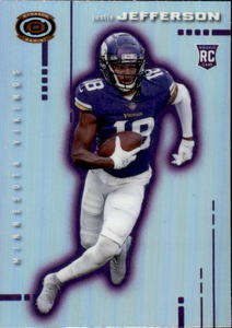 2020 Panini Chronicles Dynagon Justin Jefferson Rookie Card Minnesota Vikings