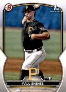 2023 1st Bowman Paul Skenes Rookie Card Cy Young Winner Legend in the Making
