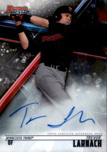 2018 Bowmans Best Trevor Larnach Rookie Card Autograph On-Card Auto