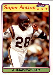 1981 Topps - Super Action Ahmad Rashad #457