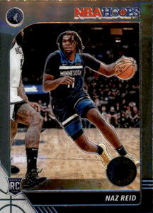 2019-20 Panini NBA Hoops Naz Reid Rookie Card Minnesota Timberwolves