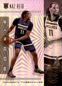 2019-20 Panini Illusions Naz Reid Rookie Card Minnesota Timberwolves