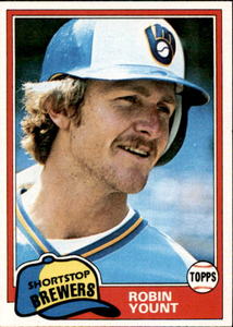 1981 Topps - Robin Yount #515 Milwaukee Brewers Legend