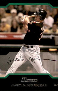 2004 Bowman Justin Morneau Rookie Card BDP137 Minnesota Twins