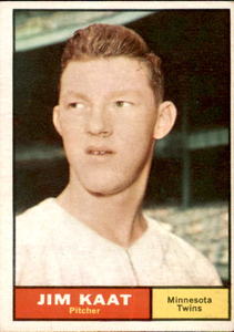 1961 Topps - Jim Kaat #63 Minnesota Twins MLB Hall of Fame