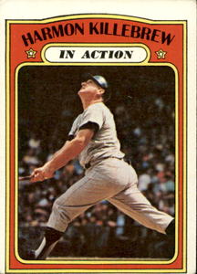 1972 Topps in Action Harmon Killebrew #52