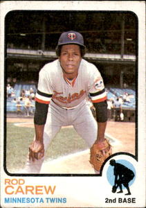 1973 Topps - Rod Carew #330 Minnesota Twins Legend and Hall of Fame