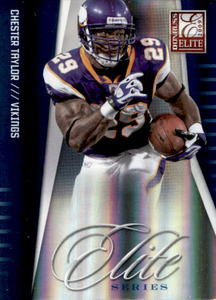 2009 Donruss Elite Series Chester Taylor Serial #d 199