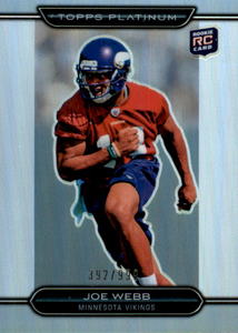 2010 Topps Platinum - Joe Webb #102 Refractor 999 (RC)