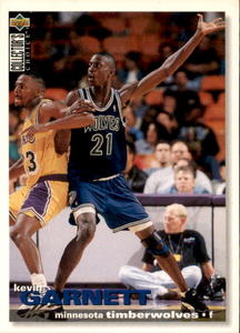 1995-96 Upper Deck Collectors Choice - Kevin Garnett #275 Rookie Card