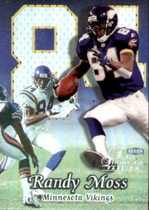 1999 Flair Showcase - Randy Moss #78 2nd Year Card Minnesota Vikings