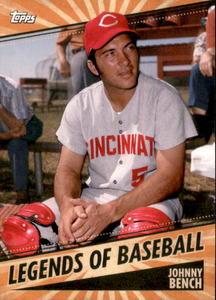 2021 Topps Opening Day - Legends of Baseball Johnny Bench #LOB-25