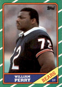 1986 Topps - #20 William Perry (RC) Rookie Card