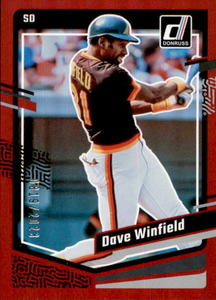 2023 Donruss Dave Winfield Colored Parallel Serial #d 2023