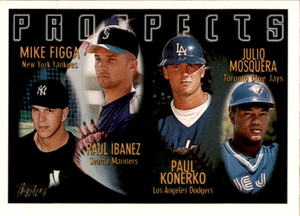 1996 Topps Catchers Rookies Paul Konerko and Raul Ibanez