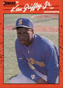 1990 Donruss Ken Griffey Jr 2nd Year Card MLB Legend and Hall of Fame