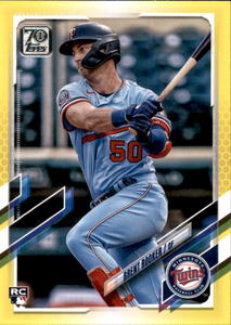 2021 Topps - Brent Rooker #480 Yellow Rookie Minnesota Twins