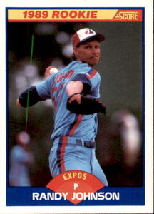 1989 Score - Randy Johnson #645 (RC) Rookie Card