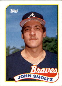 1989 Topps - John Smoltz #382 Rookie Card