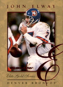 1997 Donruss - Elite Series John Elway #13 Gold Serial #d 2000 Insert Card