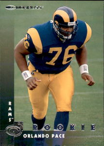 1997 Donruss Orlando Pace #202 Rookie NFL Legend Hall of Fame