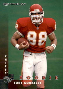 1997 Donruss - Rookie Tony Gonzalez #211 (RC) Rookie Card