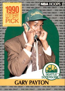 1990 NBA Hoops Gary Payton Rookie Card NBA Legend