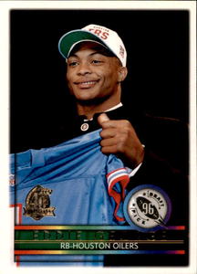 1996 Topps - 96 Draft Pick Eddie George #435 (RC) Rookie Card
