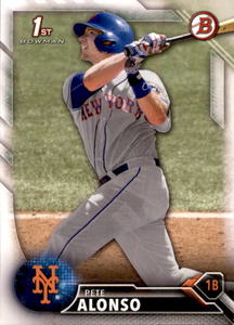 2017 1st Bowman Pete Alonso Rookie Card New York Mets