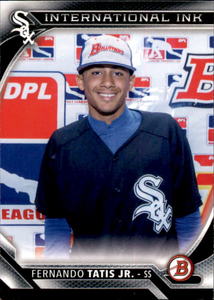2018 Bowman International Ink  Fernando Tatis Jr. Prospect Rookie Card