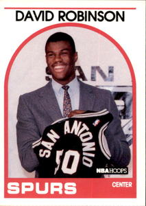 1989-90 NBA Hoops David Robinson Rookie Card