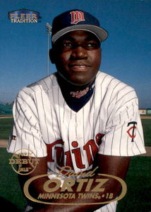 1998 Fleer Tradition - David Ortiz #285 Rookie Card Debut