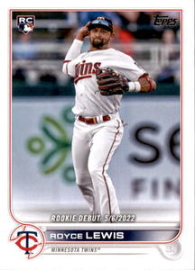 2022 Topps Update Royce Lewis Rookie Card Minnesota Twins