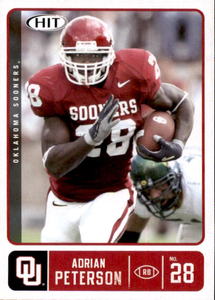 2007 SAGE Hit - Adrian Peterson #28 Rookie Card College