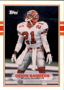 1989 Topps Traded - Deion Sanders #30T (RC) Rookie Card